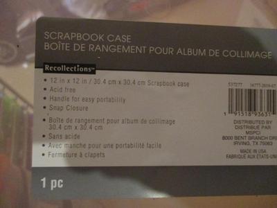 Storage Boxes Scrapbook Cases & Small Bins