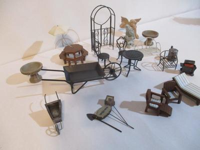 Resin Metal Miniature Furniture