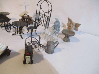 Resin Metal Miniature Furniture