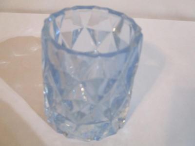 18 - New Yankee Candle Fractal Blue Candle Holders #156