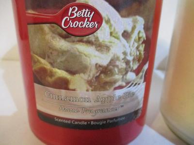 New Betty Crocker Candles Angel Food Cake Sugar Cookie Apple Pie #159