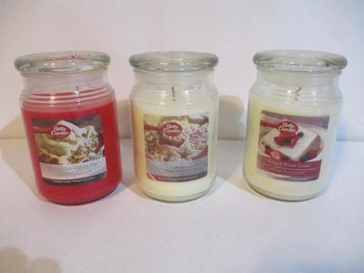 New Betty Crocker Candles Angel Food Cake Sugar Cookie Apple Pie #159