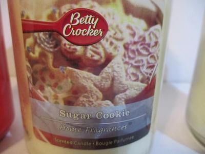 New Betty Crocker Candles Angel Food Cake Sugar Cookie Apple Pie #159