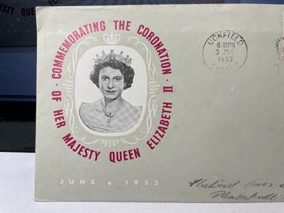 Coronation Cover of Her Majesty Queen Elizabeth-II 1953 Uckfield Sussex as Pictured.