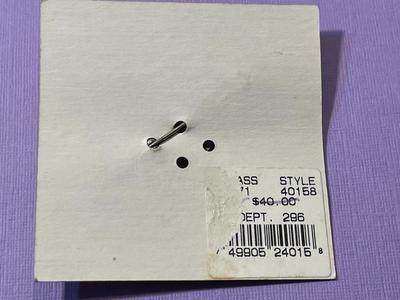 Vintage Scarce MARY ENGELBREIT Designer Sterling Silver Halloween Pumpkin Pin in VG Never Used Condition.