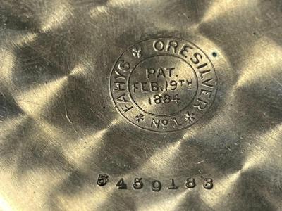 Antique Open-Faced Early Trenton Watch Company Silver-toned Pocket Watch in Not Working Condition. Needs New Crystal.