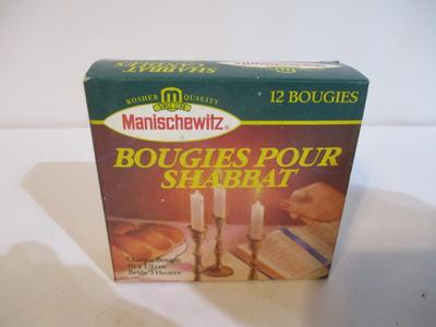 9 Packs Of Shabrat Candles #163