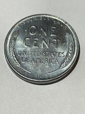 1943-D CHOICE BU WARTIME STEEL LINCOLN CENT AS PICTURED.