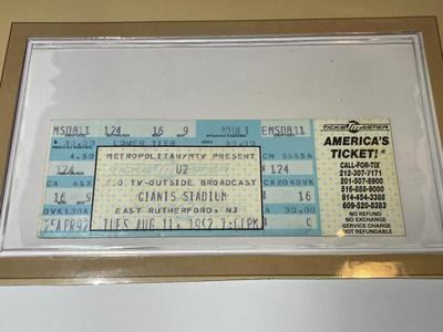 Vintage Paul McCartney 2010/U2 1992 Concert Ticket Ephemera as Pictured.
