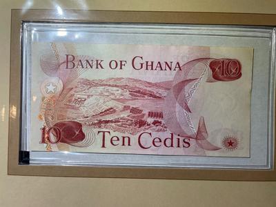 Ghana 10 Cedis 1978 Banknote/Currency in Uncirculated Condition by Fleetwood as Pictured.