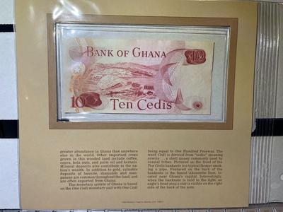 Ghana 10 Cedis 1978 Banknote/Currency in Uncirculated Condition by Fleetwood as Pictured.