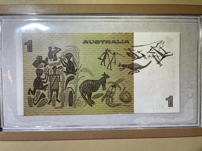 Australia 1 Dollar Banknote/Currency in Uncirculated Condition by Fleetwood as Pictured.
