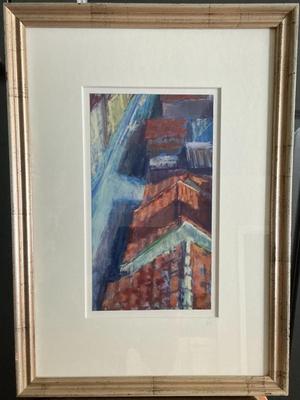 Sandra Burshell - "Rooftops, Neve Tzdek, Israel"