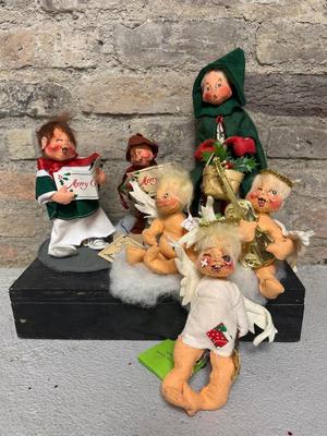 Annalee Dolls & misc Christmas
