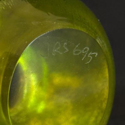 LOT 298: JRS Pear Art Glass Paperweights & Unsigned Apple Paperweight