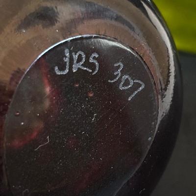 LOT 298: JRS Pear Art Glass Paperweights & Unsigned Apple Paperweight