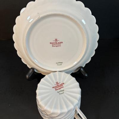 LOT 304: Vintage Teacup Collection Featuring a Wright Tyndale & Van Roden of Philadelphia Limoges Teacup, Bergere Limoges, Shelly...