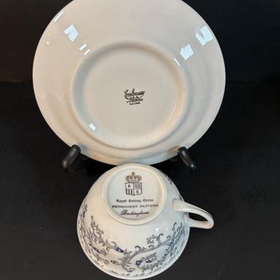LOT 304: Vintage Teacup Collection Featuring a Wright Tyndale & Van Roden of Philadelphia Limoges Teacup, Bergere Limoges, Shelly...