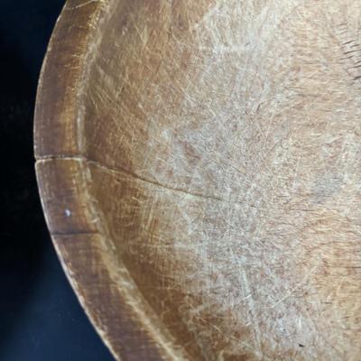 LOT 308: Primitive Wooden Bowls, Acme Egg Scale, Copper Rooster, Vintage Rolling Pins & More