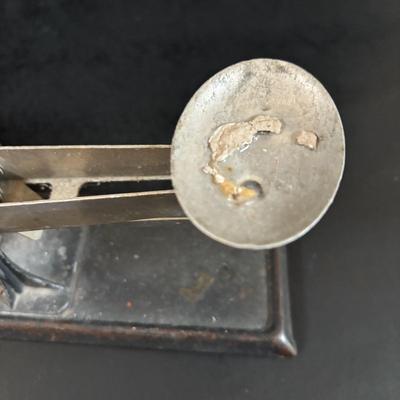 LOT 308: Primitive Wooden Bowls, Acme Egg Scale, Copper Rooster, Vintage Rolling Pins & More