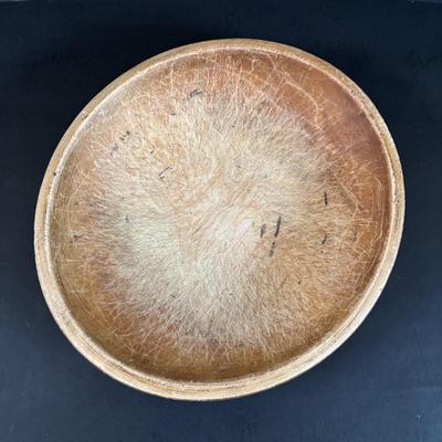 LOT 308: Primitive Wooden Bowls, Acme Egg Scale, Copper Rooster, Vintage Rolling Pins & More