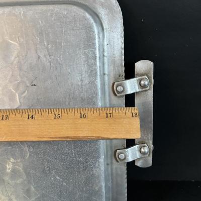 LOT 309: Vintage Biscuit Jars: Floral Glazed Porcelain & Glass, Cranberry Glass Sugar Shaker, Crystal Sugar Shaker, Hammer Aluminum...