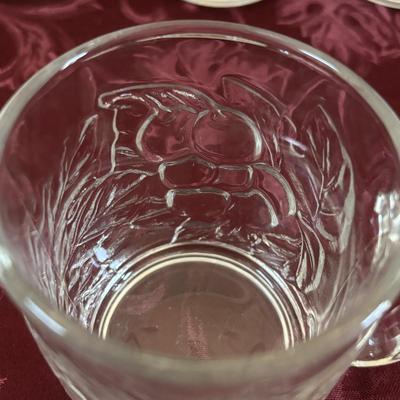 LOT 310: Signed VSL (Val St. Lambert) Crystal Crescent Shaped Fruit Tray/Salad Plates, Signed VSL Platter, Crystal Berry Bowl, FB Rogers...