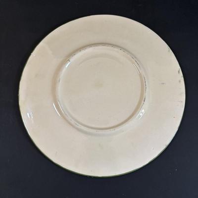 LOT 313: Wooden & Ceramic Apothecary/Spice Cabinet, Hecho En Mexico Pottery Hen Planter, Pottery, Devon Motto Ware Egg Cup & More