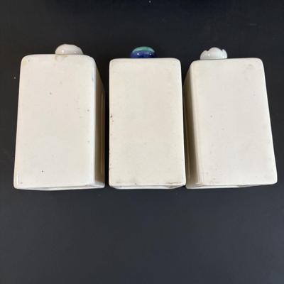 LOT 313: Wooden & Ceramic Apothecary/Spice Cabinet, Hecho En Mexico Pottery Hen Planter, Pottery, Devon Motto Ware Egg Cup & More