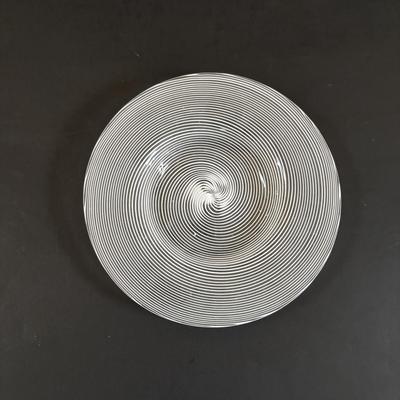 LOT 317: Art Glass Yellow Pitcher & Green Confetti Bud Vase, Delicate Glass Candlestick w/a hint of Yellow, LE Smith Flower Basket,...