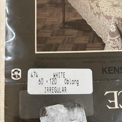 LOT 318: Keurig Model B30, Coffee Mugs, Candles, Quaker Lace Tablecloth & Organizing Basket