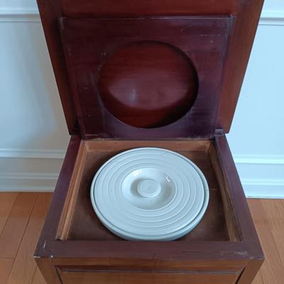 LOT 326: Antique Wooden Commode