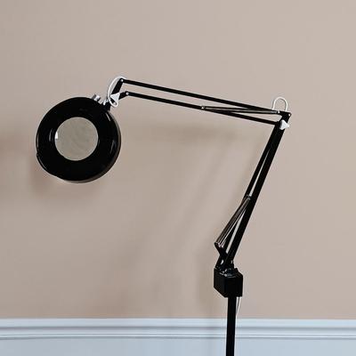 LOT 327: Magnifying Glass Floor Lamp