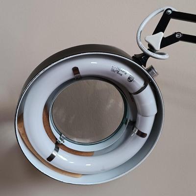 LOT 327: Magnifying Glass Floor Lamp