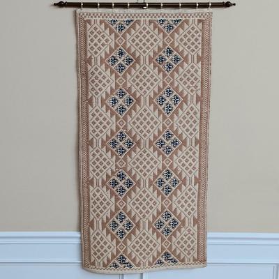 LOT 332: Pair of Woven Textile Tapestries