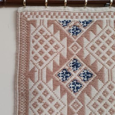 LOT 332: Pair of Woven Textile Tapestries