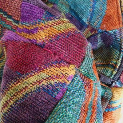 LOT 333: Erda Duffel Bag with Rolling Floral Tapestry Bag