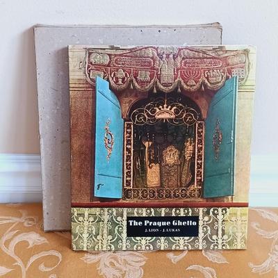 LOT 337: Vintage Velvet Belt with Verse from Malachi, Bronze Grand Street Boys Plaque, Portuguese Synagogue Tile & More