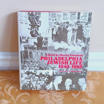 LOT 337: Vintage Velvet Belt with Verse from Malachi, Bronze Grand Street Boys Plaque, Portuguese Synagogue Tile & More