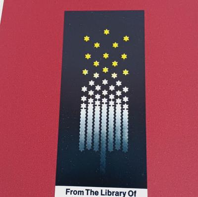 LOT 337: Vintage Velvet Belt with Verse from Malachi, Bronze Grand Street Boys Plaque, Portuguese Synagogue Tile & More