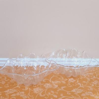 LOT 338: Vintage Copper Fish Mold, Large Melamine Shell Bowls, Stafford Ceramic Shell Forks and Knives & More