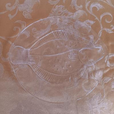 LOT 338: Vintage Copper Fish Mold, Large Melamine Shell Bowls, Stafford Ceramic Shell Forks and Knives & More