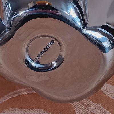 LOT 339: Godinger Monkey Bars Poseable Cocktail Shaker, MCM Glass Decanter, Vintage Ice Bucket & More