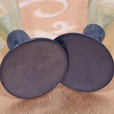 LOT 341: Solid Bronze 'Thinking Man' Bookends, Wheaton George Washinton Ink Bottle & More