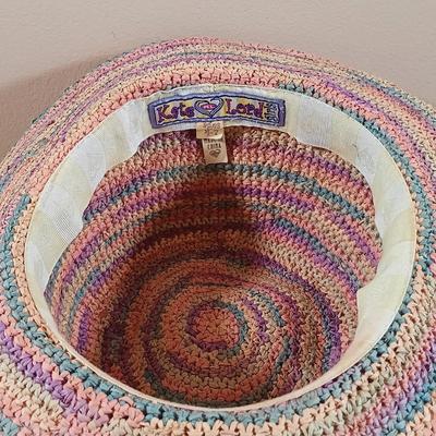 LOT 342: Summer Hat Collection w/ Hat Boxes & Decorative Floral Box