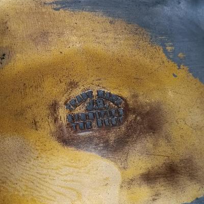 LOT 345: Antique J.B. Art Nouveau Jewelry Box, Crystal Powder Jars, Small Engraved Metal Fountain Pen & More