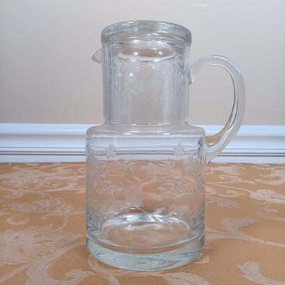 LOT 346: Vintage Dubarry Amber Pyralin Hand Mirror, Limoges Peint Main Floral Trinket Box, Fielding & Co Devon Ware Vanity Tray &...