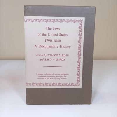 LOT 347: Vintage Book Sets- 'A History of Judaism' 1970s Box Set, Braziller's 1961 'Great Religions of Modern...