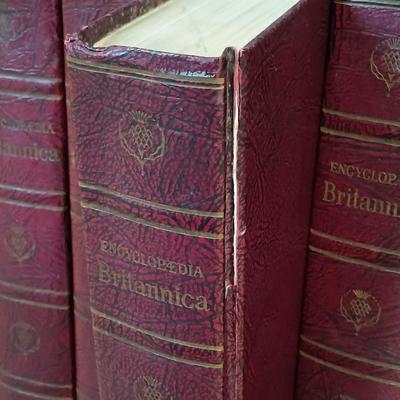 LOT 348: Encyclopedia Britannica 1965 Volumes 1 - 23 w/ Index & Book of the Year 1966 - 1974