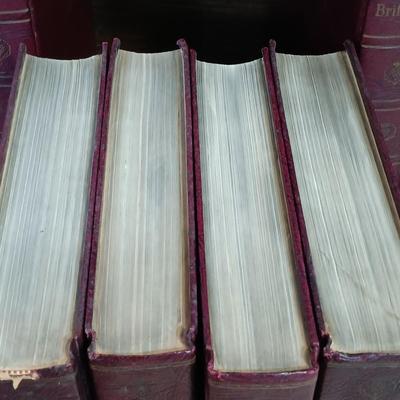LOT 348: Encyclopedia Britannica 1965 Volumes 1 - 23 w/ Index & Book of the Year 1966 - 1974